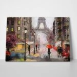 Πινακας σε καμβά STREET VIEW OF PARIS 2