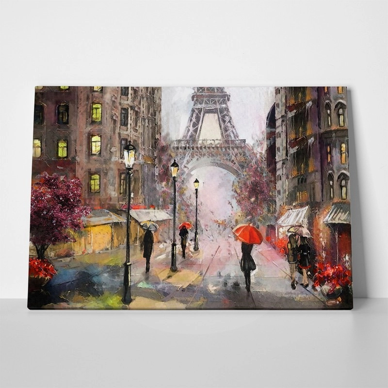 Πινακας σε καμβά STREET VIEW OF PARIS 2