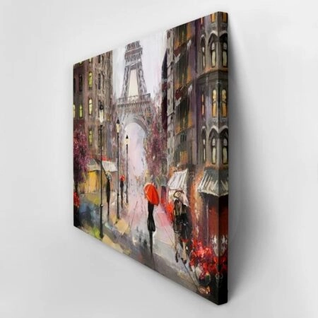 Πινακας σε καμβά STREET VIEW OF PARIS 2 - Παρισι Sticky 3