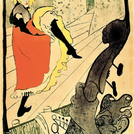Πινακας σε καμβά TOULOUSE LAUTREC - JANE AVRIL - Toulouse Lautrec Sticky 4