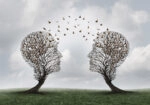 Πινακας σε καμβά TREE SHAPED COMMUNICATION CONCEPT