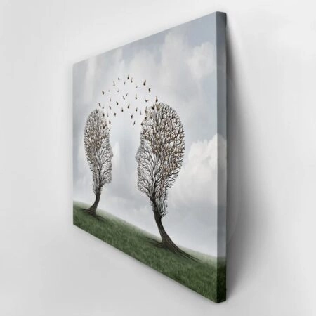 Πινακας σε καμβά TREE SHAPED COMMUNICATION CONCEPT - Πινακες σε καμβα Sticky 3