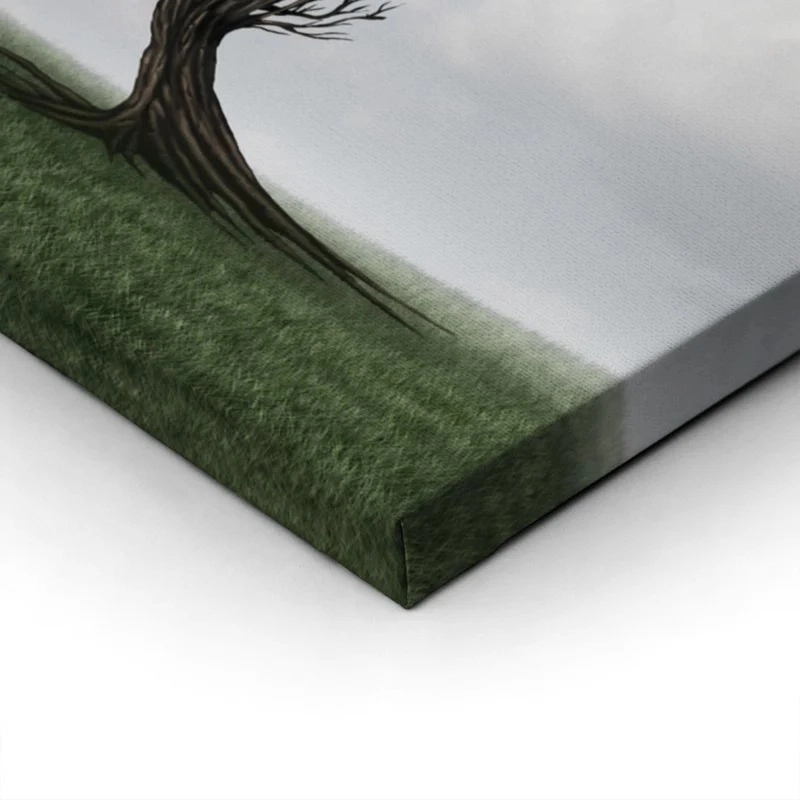 Πινακας σε καμβά TREE SHAPED COMMUNICATION CONCEPT