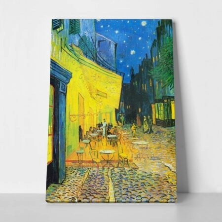 OUTLET Πινακας σε καμβά VAN GOGH - CAFÉ TERRACE 40x65cm - OUTLET Sticky 3