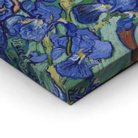 OUTLET Πινακας σε καμβά VAN GOGH - IRISES 100cm x 65cm - OUTLET Sticky 3