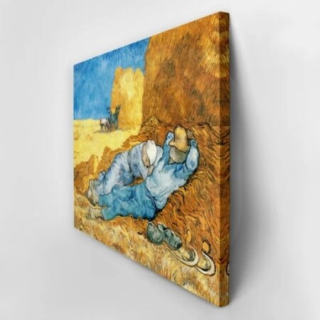 Πινακας σε καμβά VAN GOGH - NOON REST FROM WORK - Vincent Van Gogh Sticky 3