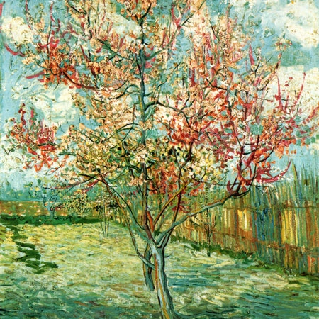 Πινακας σε καμβά VAN GOGH - PINK PEACH TREES - Vincent Van Gogh Sticky 5