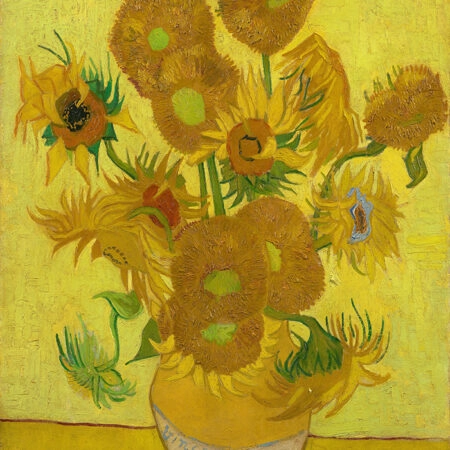 Πινακας σε καμβά VAN GOGH - SUNFLOWERS YELLOW - Vincent Van Gogh Sticky 5