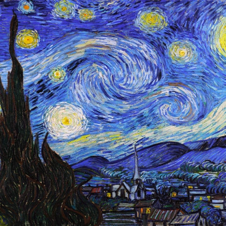 Πινακας σε καμβά VAN GOGH - STARRY NIGHT - Vincent Van Gogh Sticky 6