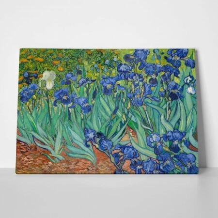 OUTLET Πινακας σε καμβά VAN GOGH - IRISES 100cm x 65cm - OUTLET Sticky 2