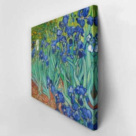 OUTLET Πινακας σε καμβά VAN GOGH - IRISES 100cm x 65cm - OUTLET Sticky 4