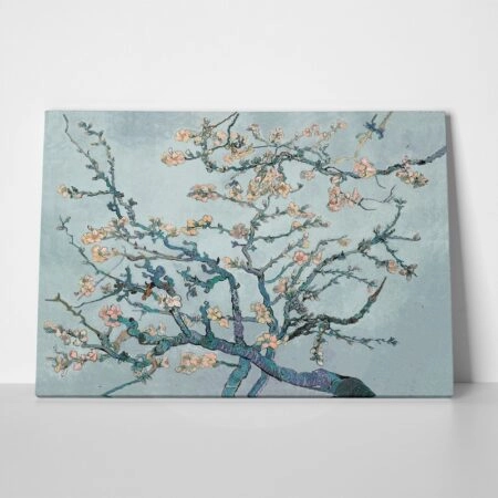 OUTLET Πινακας σε καμβά VAN GOGH - ALMOND BLOSSOM PASTEL BLUE 65cm x 40cm - OUTLET Sticky 2