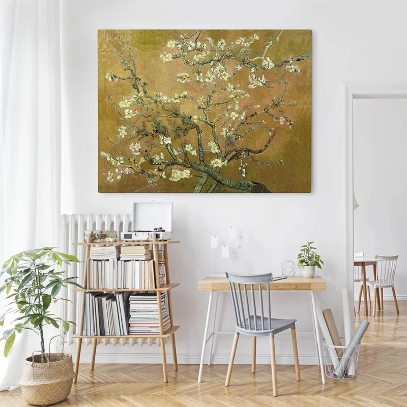 Πινακας σε καμβά VAN GOGH - ALMOND BLOSSOM YELLOW