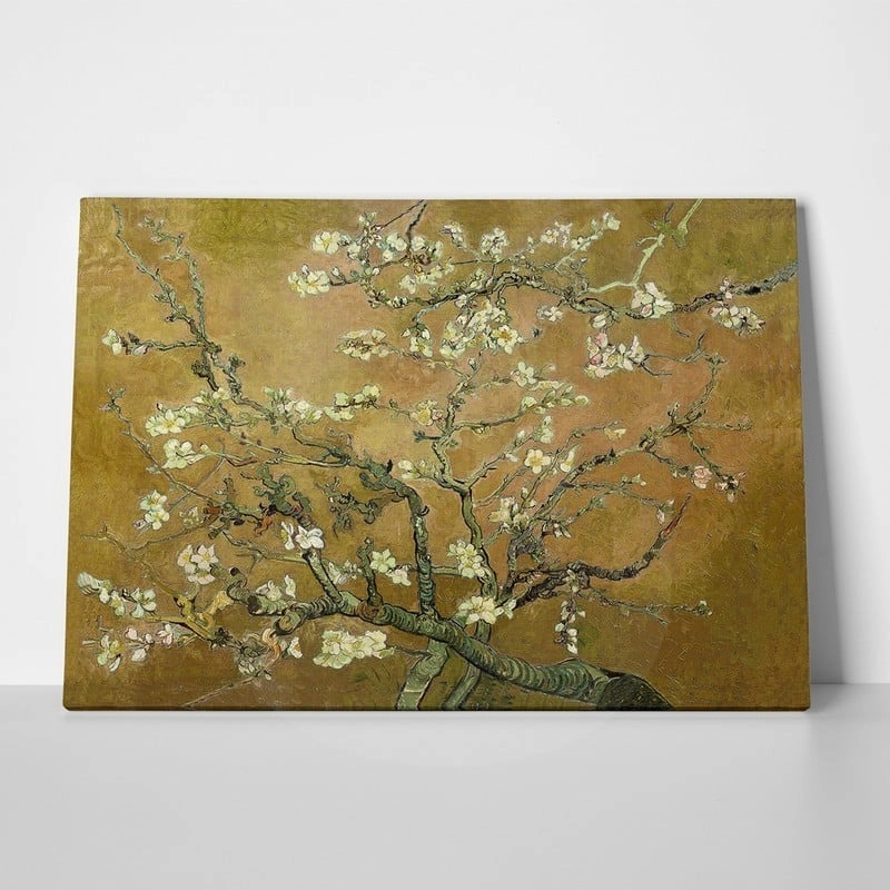 Πινακας σε καμβά VAN GOGH - ALMOND BLOSSOM YELLOW