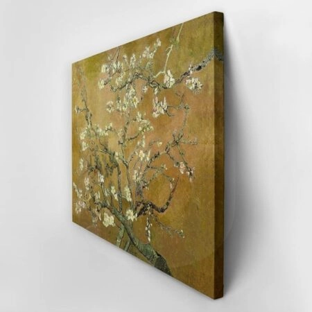 Πινακας σε καμβά VAN GOGH - ALMOND BLOSSOM YELLOW - Vincent Van Gogh Sticky 4