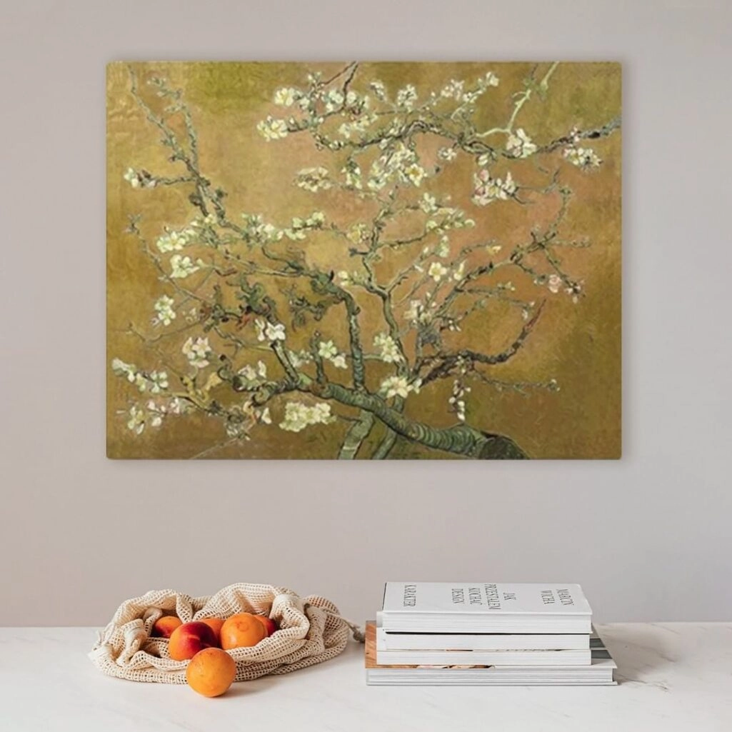Πινακας σε καμβά VAN GOGH - ALMOND BLOSSOM YELLOW
