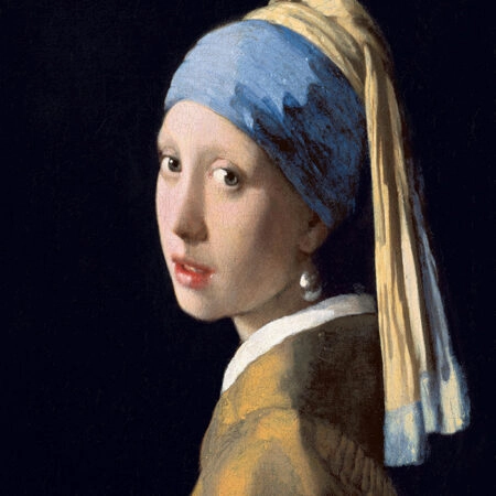 Πινακας σε καμβά VERMEER - GIRL WITH A PEARL EARRING - Johannes Vermeer Sticky 5