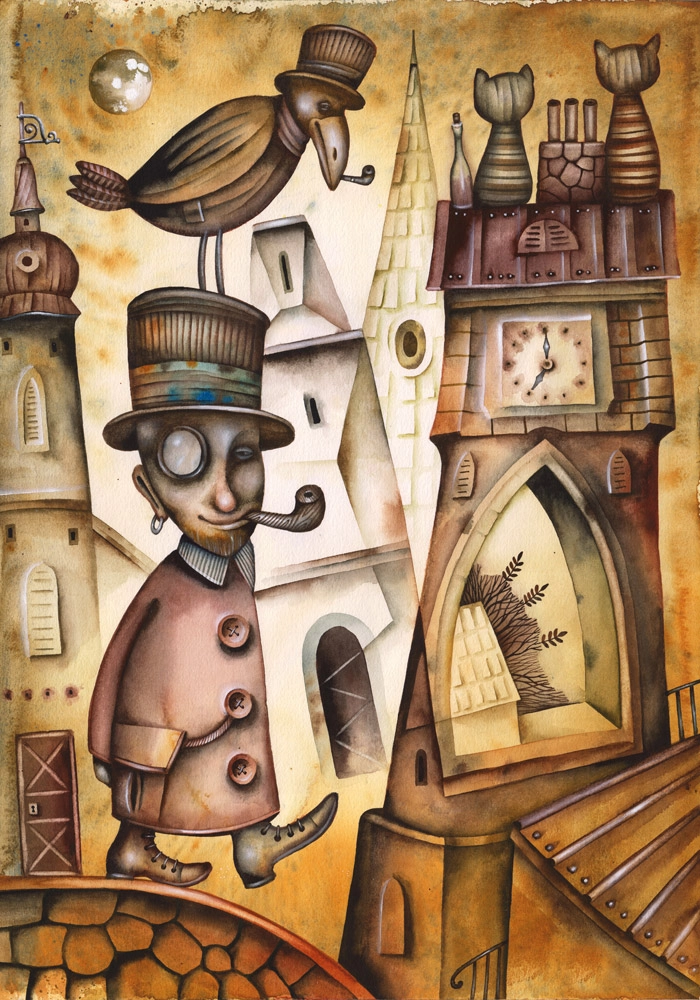 Πινακας σε καμβά VICTORIAN MAN