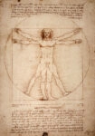 Πινακας σε καμβά DA VINCI - VITRUVIAN MAN