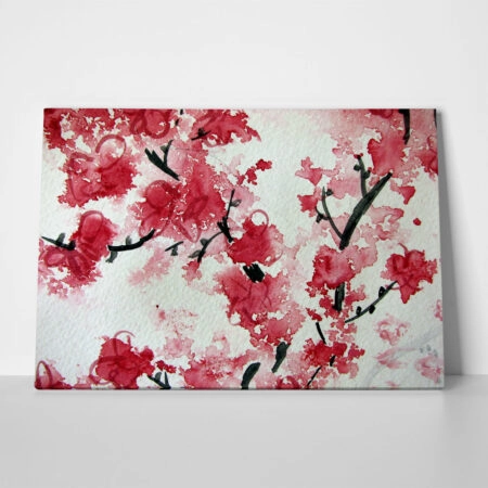 Πινακας σε καμβά WATERCOLOR BLOSSOM - Ανθη Δεντρων Sticky 2