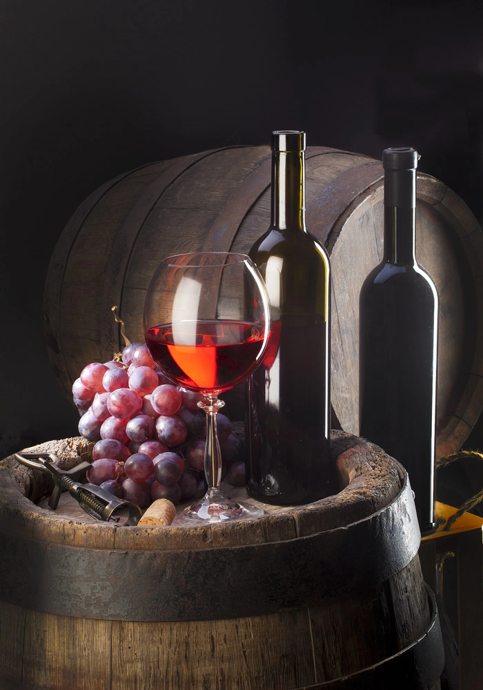 Πινακας σε καμβά WOOD BARREL