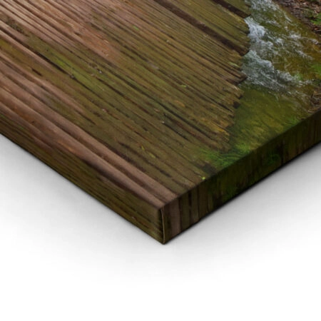 Πινακας σε καμβά WOODEN PATH - Δασος Sticky 2