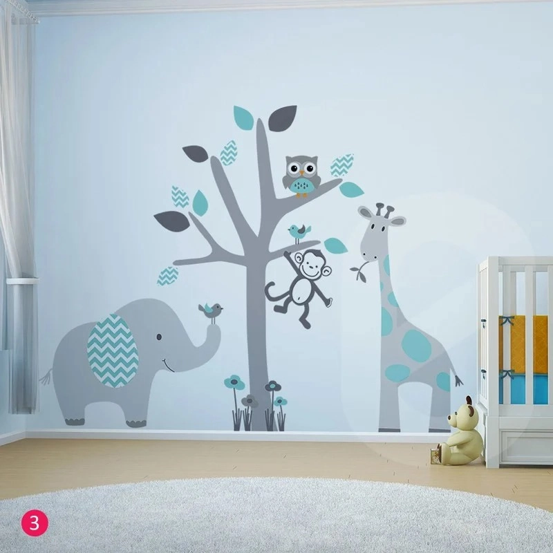 Αυτοκολλητο τοιχου ANIMALS TREE