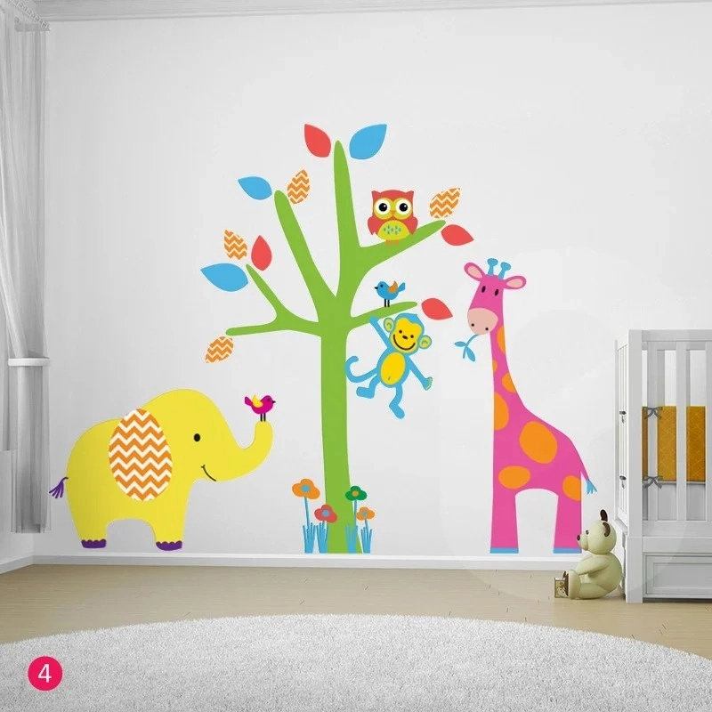 Αυτοκολλητο τοιχου ANIMALS TREE