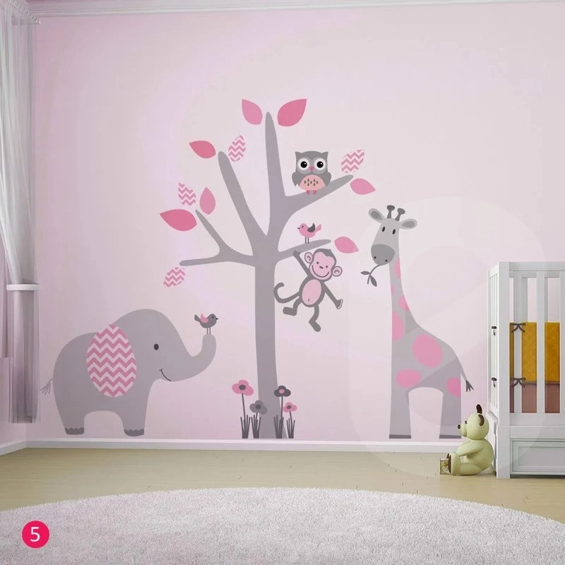 Αυτοκολλητο τοιχου ANIMALS TREE
