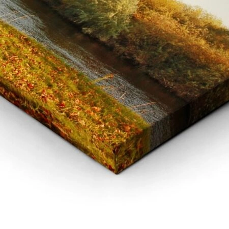 Πινακας σε καμβά BEAUTIFUL FALL PARK - Λιμνες - Ποταμια Sticky 2