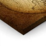 Πινακας σε καμβά OLD WORLD MAP 1752