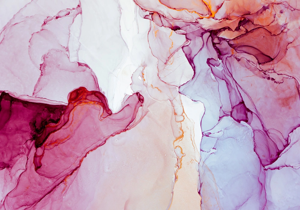 Πινακας σε καμβά ABSTRACT INK CLOSEUP