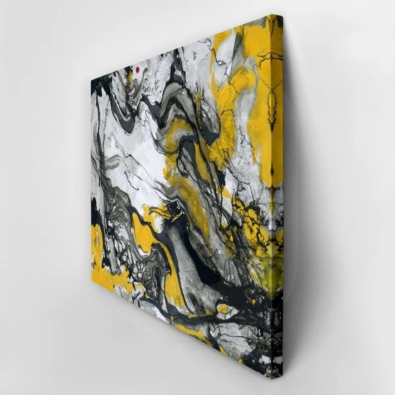Πινακας σε καμβά ABSTRACT INK MARBLE TEXTURE 3