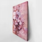 Πινακας σε καμβά ALMONDS BLOSSOM PINK HANDMADE PAINTING