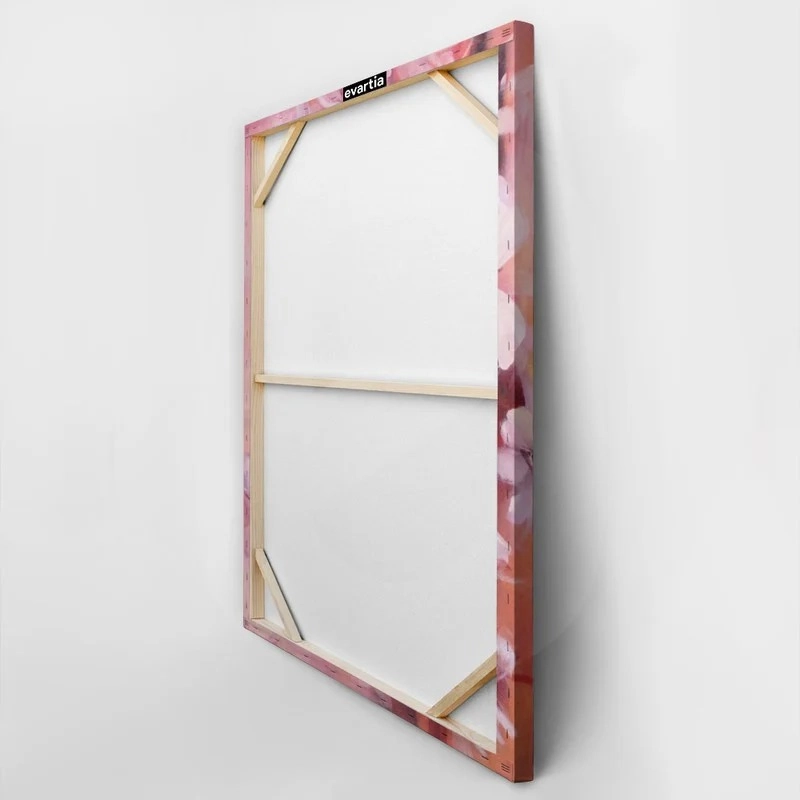 Πινακας σε καμβά ALMONDS BLOSSOM PINK HANDMADE PAINTING
