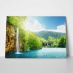 Πινακας σε καμβά AMAZING WATERFALLS