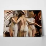 Πινακας σε καμβά ANCIENT SCULPTURES MODERN DESIGN CUBISM 2