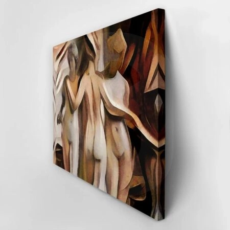 Πινακας σε καμβά ANCIENT SCULPTURES MODERN DESIGN CUBISM 2 - Αξιοθεατα και Ιστορια Sticky 3