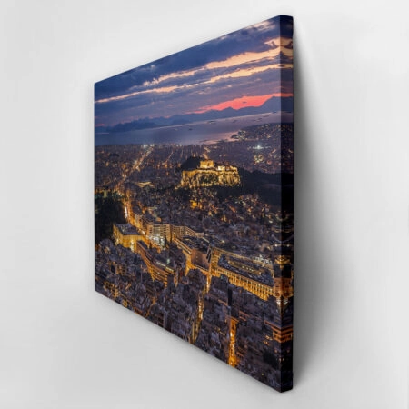 Πινακας σε καμβά ATHENS LIGHTS - Αθηνα Sticky 2