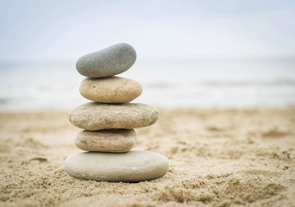 Πινακας σε καμβά BALANCED STONES