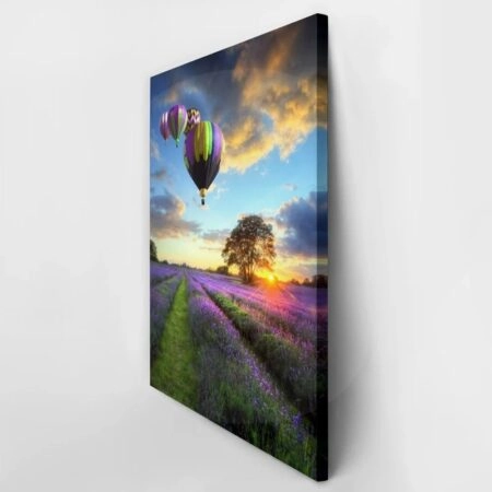 Πινακας σε καμβά BALLOONS - Λεβαντα Sticky 3