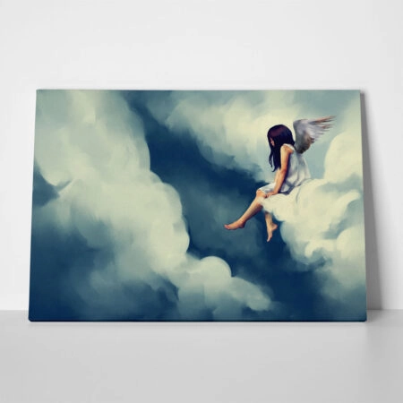 Πινακας σε καμβά BEAUTIFUL ANGEL - Πορτραιτα και Φιγουρες Sticky 1