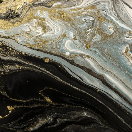 Πινακας σε καμβά BLACK AND GOLD ABSTRACT - Αφηρημενα και Abstract Sticky 5