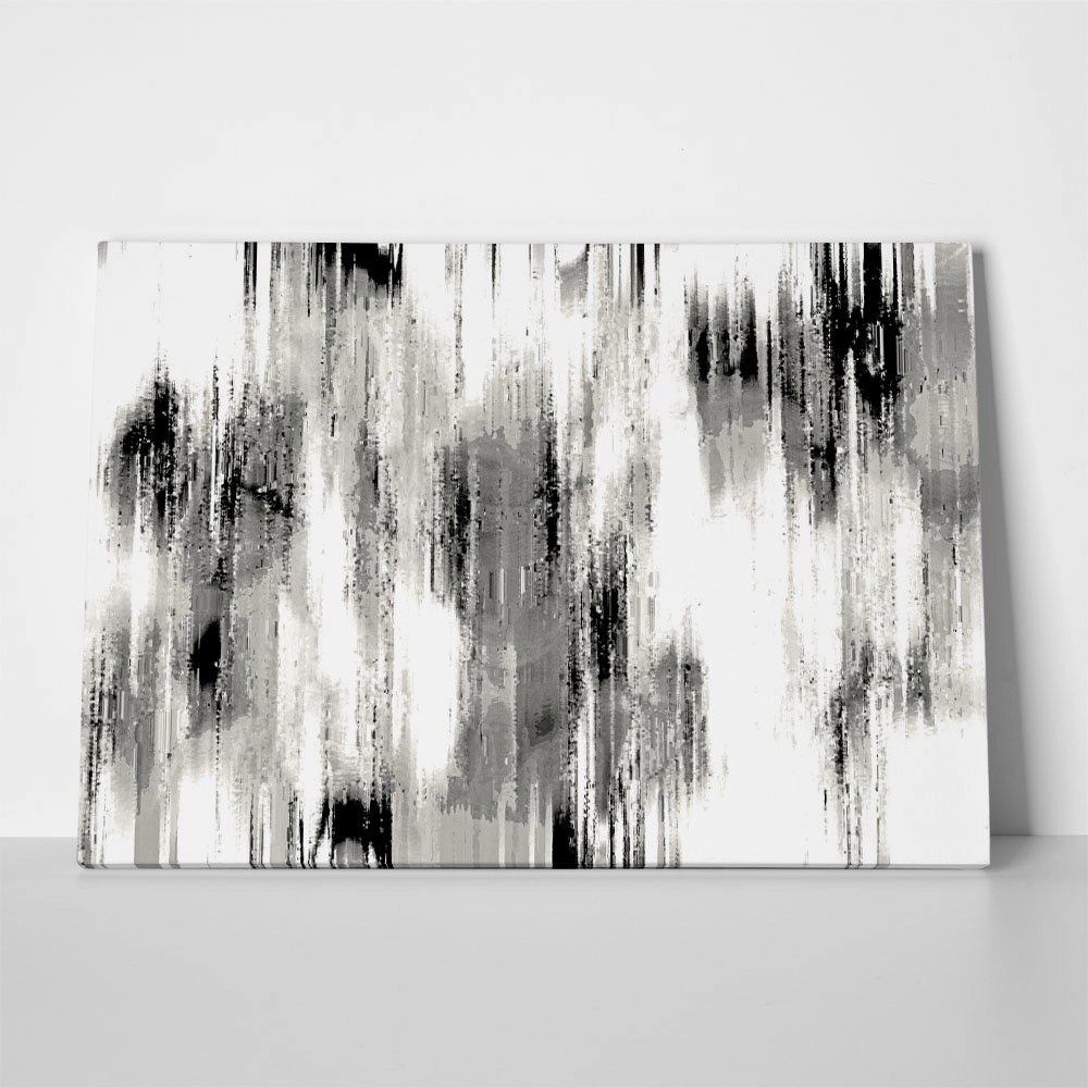 Πινακας σε καμβά BLACK AND WHITE STRIPES