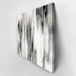 Πινακας σε καμβά BLACK AND WHITE STRIPES