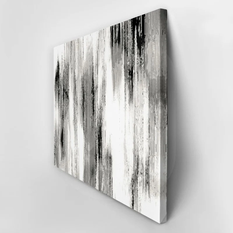 Πινακας σε καμβά BLACK AND WHITE STRIPES