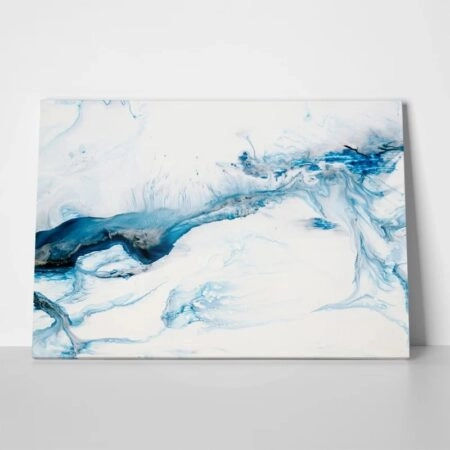 Πινακας σε καμβά BLUE CREATIVE ABSTRACT BACKGROUND 2