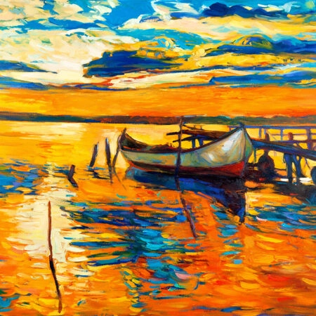 Πινακας σε καμβά BOAT 1 - Βαρκες και Καραβια Sticky 4
