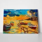 Πινακας σε καμβά BOATS 3