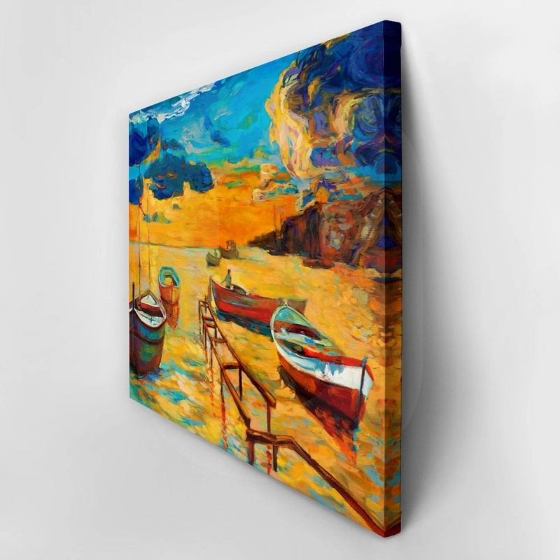 Πινακας σε καμβά BOATS 3